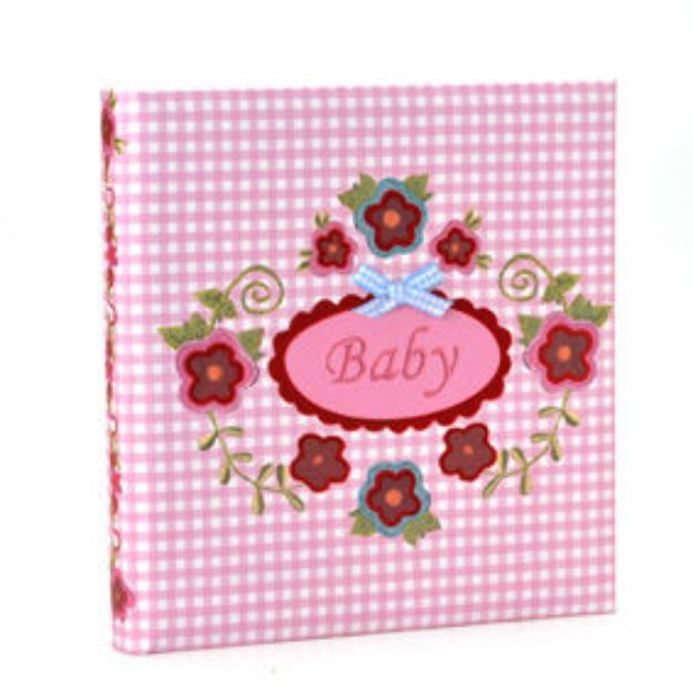 Slika FOTO ALBUM GOLDBUCH  BABY BY GEK PINK 30X31 60 WHITE