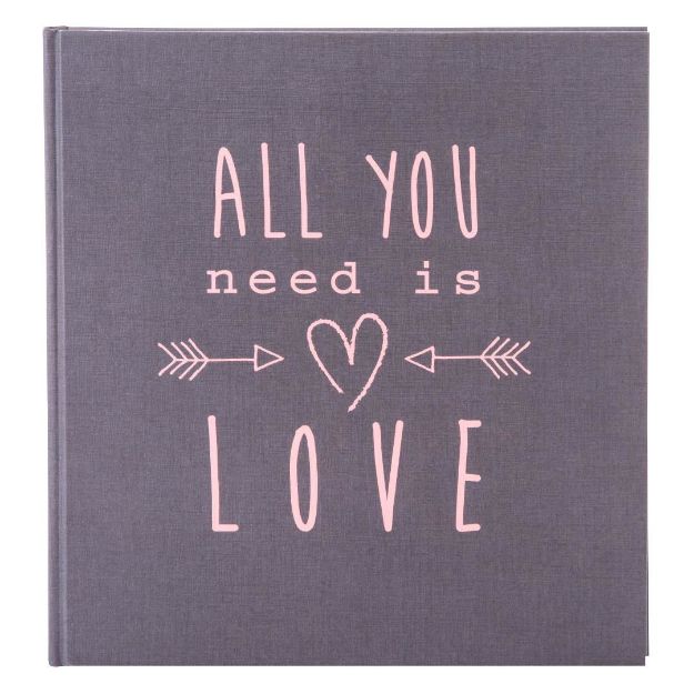 Slika FOTO ALBUM GOLDBUCH ALL YOU NEED IS LOVE - GREY 30X31 60 STRANI BELIH