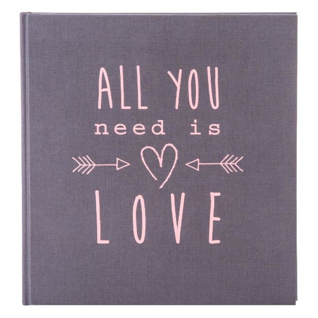 Slika od FOTO ALBUM GOLDBUCH ALL YOU NEED IS LOVE - GREY 30X31 60 STRANI BELIH