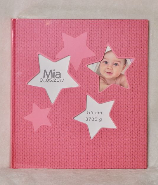 Slika FOTO ALBUM WALTHER ESTRELLA PINK  28X30,5CM 50 STRANI BELIH