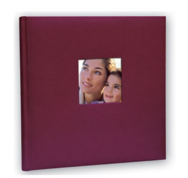 Slika FOTO ALBUM ZEP COTTON 31X31 30 LISTOV, PERGAMIN BORDO OU313130