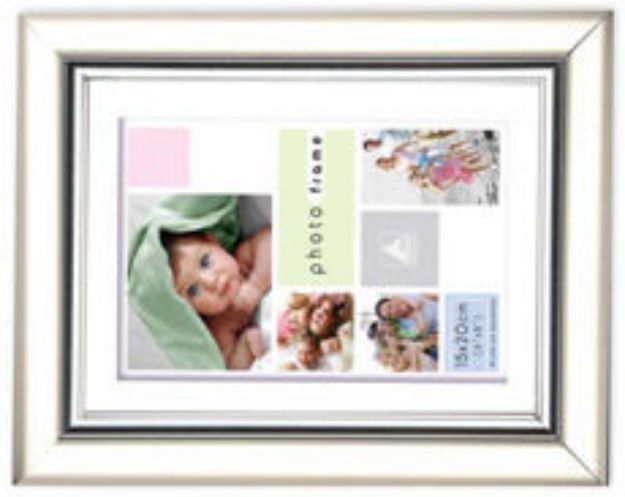 Slika FOTO OKVIR SILVER SATIN  15X20
