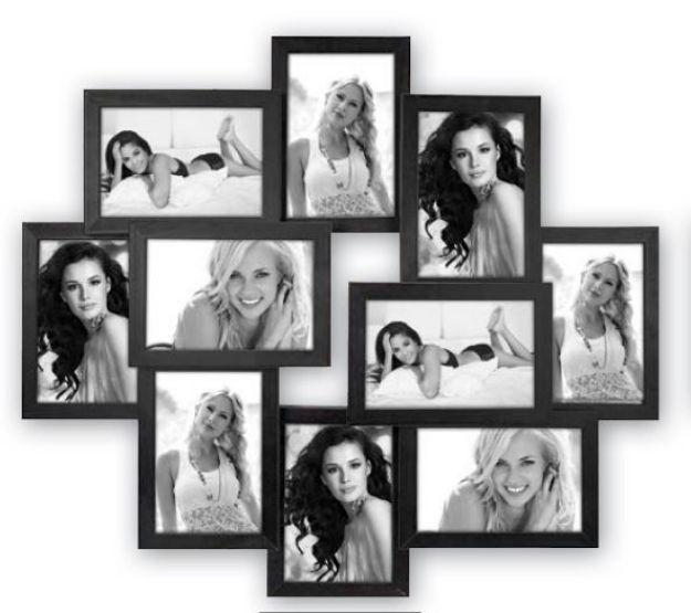 Slika od FOTO OKVIR ZEP CAMBERRA BLACK 10X10X15 (57X54 CM) M781BK