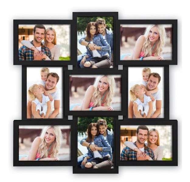 Slika FOTO OKVIR ZEP SANTANDER BLACK 9X13X18 (52X52) CM XB14B