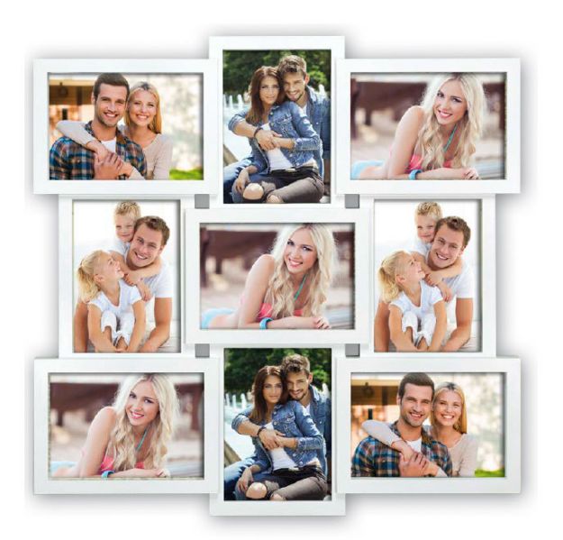 Slika FOTO OKVIR ZEP SANTANDER WHITE 9X13X18 (52X52) CM XB14W