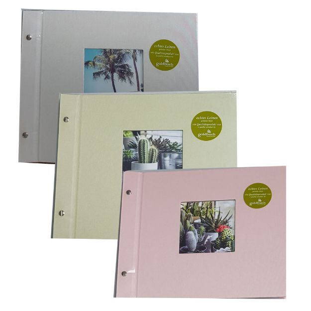 Slika FOTO ALBUM GOLDBUCH BELLA VISTA PASTEL ASSORT. 39X31 CM 40 STRANI BELIH
