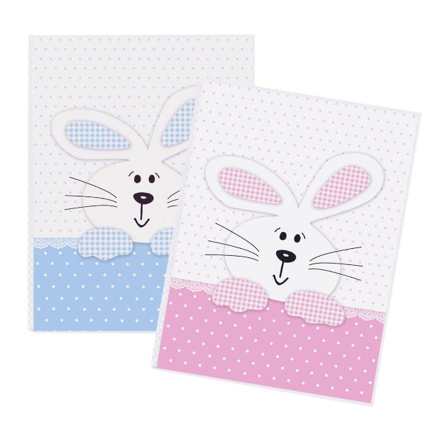 Slika od FOTO ALBUM GOLDBUCH BUNNY PINK/BLUE 10X15 ZA 32 SLIK