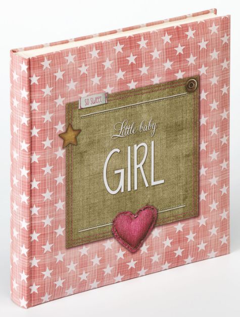 Slika FOTO ALBUM WALTHER LITTLE BABY GIRL, 28X30,5 PINK 50 STRANI BELIH UK-100-R