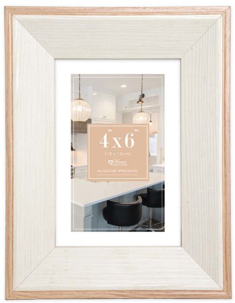 Slika FOTO OKVIR ANCHOR  CREAM NATUR 10X15 CM VRHA