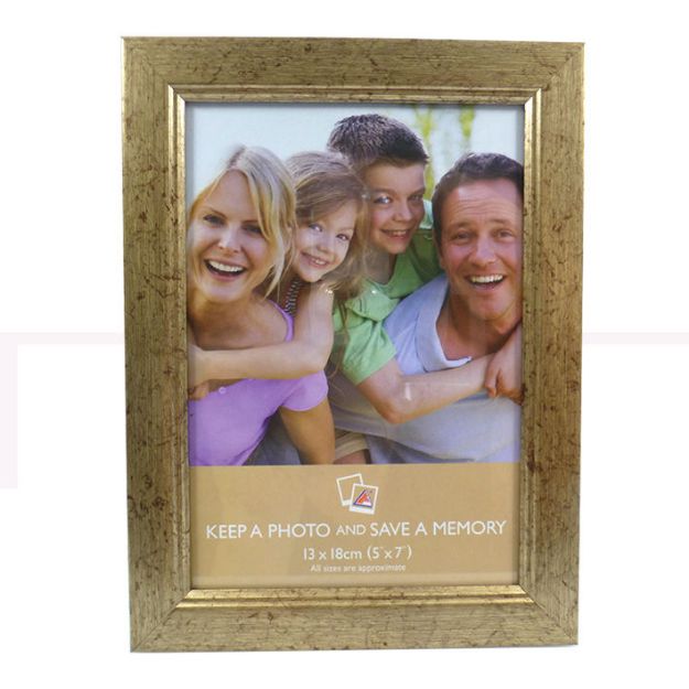 Slika FOTO OKVIR SCRIPT  GOLD 13X18