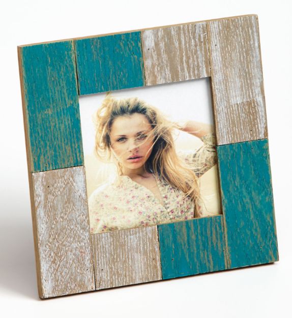 Slika FOTO OKVIR WALTHER AVIGNON , 10X10 CM, TURQUOISE/GREY VK010T