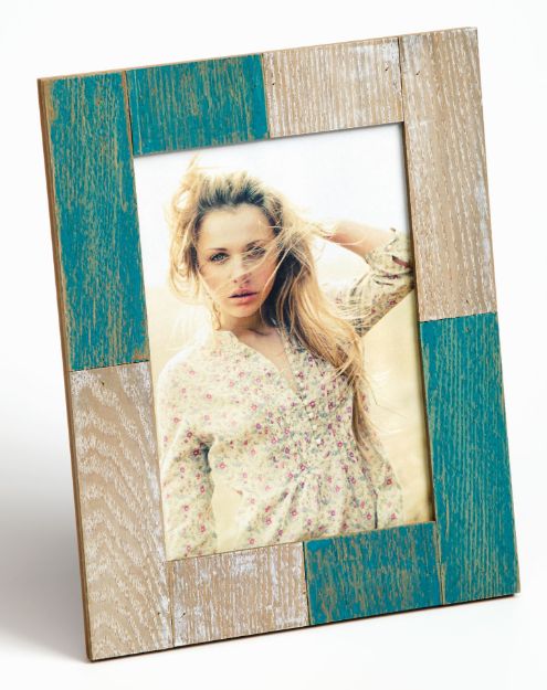 Slika FOTO OKVIR WALTHER AVIGNON , 13X18 CM, TURQUOISE/GREY VK318T
