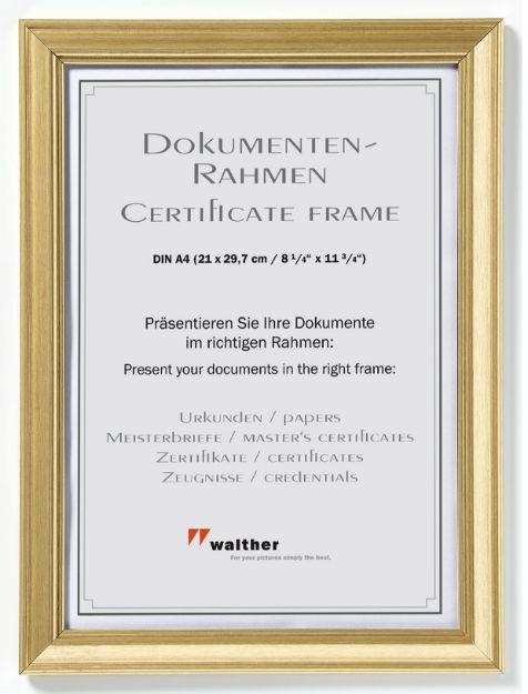 Slika FOTO OKVIR WALTHER LOUNGE 15X20 CM, GOLD JA520G