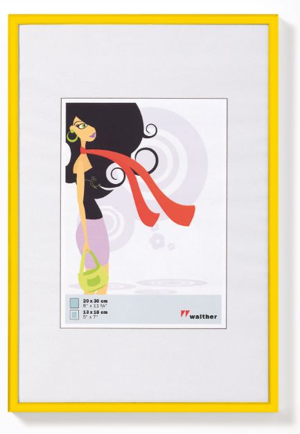 Slika FOTO OKVIR WALTHER NEW LIFESTYLE PLASTIC  40X50 YELLOW KV050I