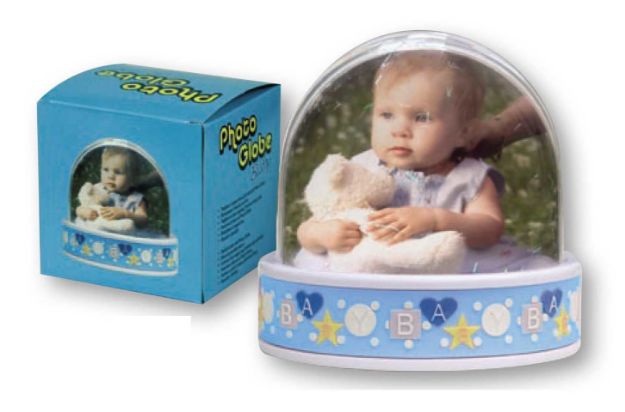 Slika FOTO OKVIR ZEP PHOTO GLOBE BABY BLUE 6,5X6,2 PGYP80