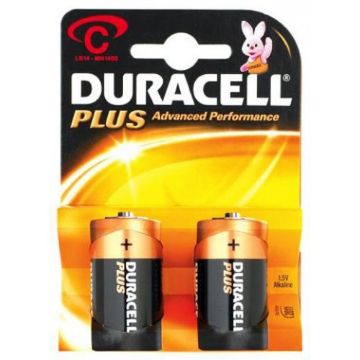 Prikaži podrobnosti za DURACELL  PLUS POWER MN1400 C - LR14 2/1 blister Slika DURACELL  PLUS POWER MN1400 C - LR14 2/1 blister