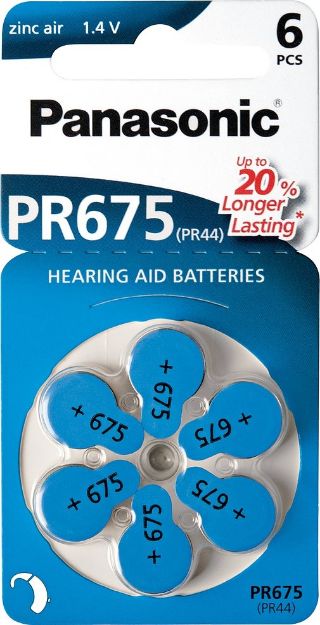 Slika PANASONIC ZINC AIR PR675LH/6LB  5410853057048