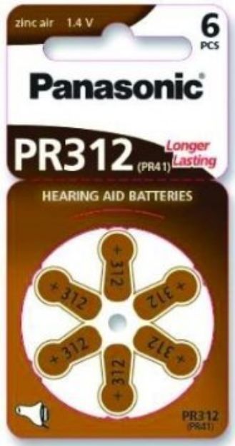 Slika PANASONIC ZINC AIR PR312L/6LB  5410853057031
