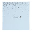 Slika FOTO ALBUM GOLDBUCH RAINING HEARTS PASTEL BLUE 30X31 CM 60 STRANI BELIH