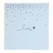 Slika od FOTO ALBUM GOLDBUCH RAINING HEARTS PASTEL BLUE 30X31 CM 60 STRANI BELIH