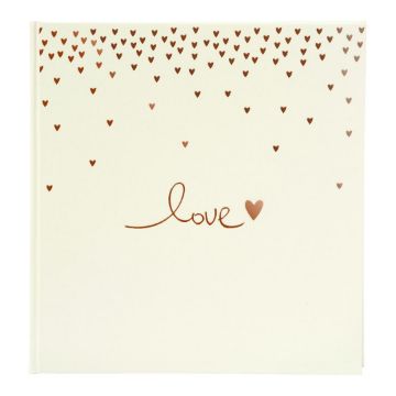 Prikaži podrobnosti za FOTO ALBUM GOLDBUCH RAINING HEARTS PEACH 30X31 CM 60 STRANI BELIH Slika FOTO ALBUM GOLDBUCH RAINING HEARTS PEACH 30X31 CM 60 STRANI BELIH