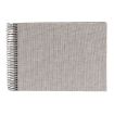 Slika FOTO ALBUM GOLDBUCH SUMMERTIME GREY SPIRAL 24X17CM  40 STRANI ČRNIH