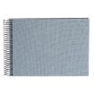 Slika FOTO ALBUM GOLDBUCH SUMMERTIME BLUE/GREY SPIRAL 24X17 CM  40 STRANI ČRNIH