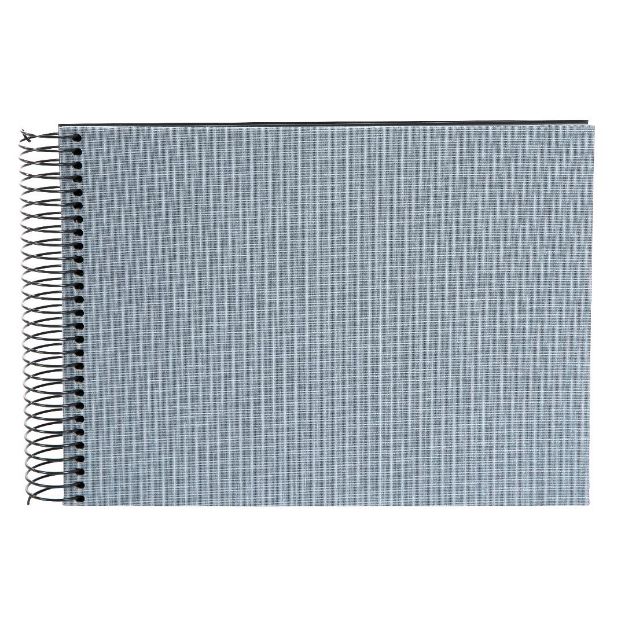 Slika FOTO ALBUM GOLDBUCH SUMMERTIME BLUE/GREY SPIRAL 24X17 CM  40 STRANI ČRNIH