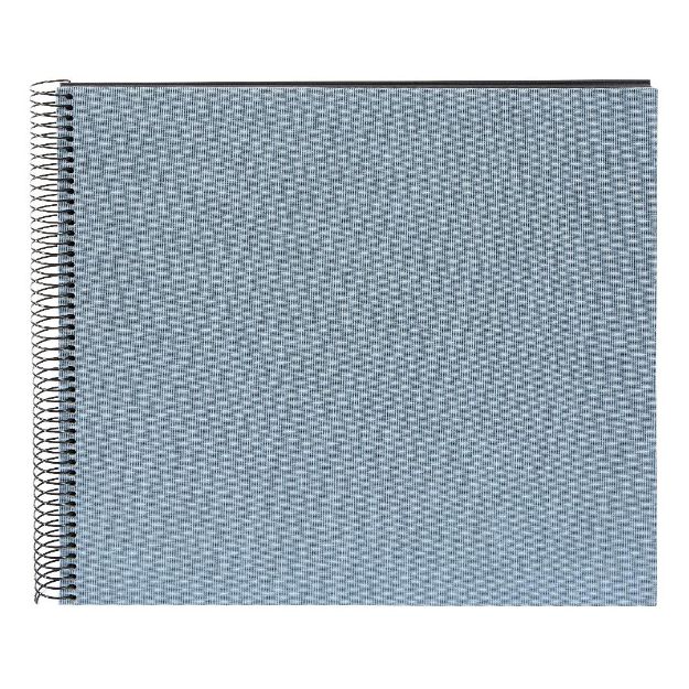 Slika FOTO ALBUM GOLDBUCH SUMMERTIME BLUE/GREY SPIRAL 35X30CM  40 STRANI ČRNIH