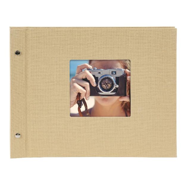 Slika od FOTO ALBUM GOLDBUCH BELLA VISTA BEIGE SCREW TYPE  30X25 CM  40 STRANI ČRNIH