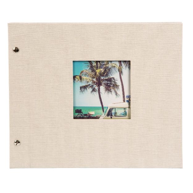 Slika FOTO ALBUM GOLDBUCH BELLA VISTA SANDGREY SCREW TYPE  30X25 CM  40 STRANI ČRNIH