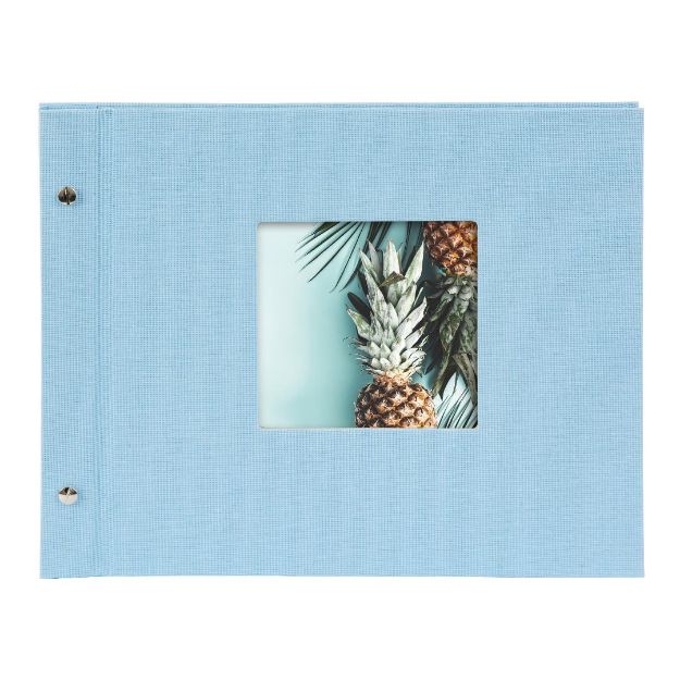 Slika od FOTO ALBUM GOLDBUCH BELLA VISTA SKY-BLUE SCREW TYPE  30X25 CM  40 STRANI ČRNIH