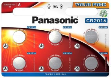 Prikaži podrobnosti za PANASONIC LITHIUM CR-2016L/6BP Slika PANASONIC LITHIUM CR-2016L/6BP