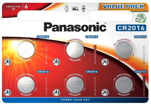 Slika PANASONIC LITHIUM CR-2016L/6BP