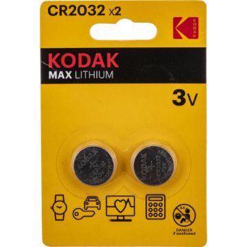 Prikaži podrobnosti za KODAK BATERIJA CR2032/ 2 blister Slika KODAK BATERIJA CR2032/ 2 blister