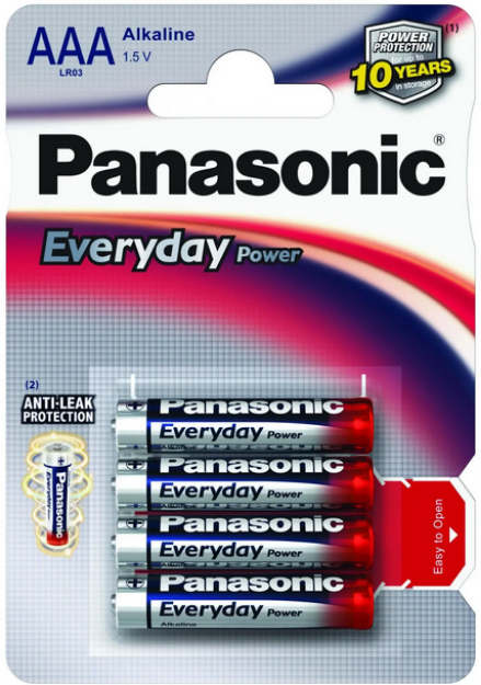Slika PANASONIC EVERYDAY POWER SILVER LR03EPS/4BP