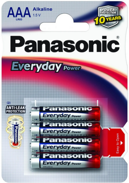 Slika od PANASONIC EVERYDAY POWER SILVER LR03EPS/4BP