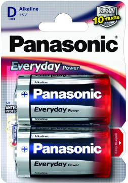Prikaži podrobnosti za PANASONIC EVERYDAY POWER SILVER LR20EPS/2BP Slika PANASONIC EVERYDAY POWER SILVER LR20EPS/2BP