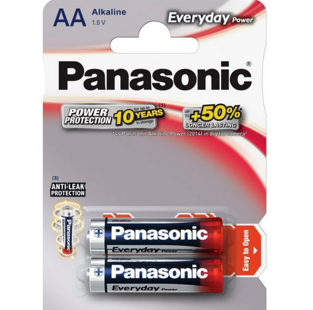 Slika PANASONIC EVERYDAY POWER SILVER LR6EPS/2BP