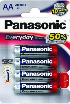 Prikaži podrobnosti za PANASONIC EVERYDAY POWER SILVER LR6EPS/4BP Slika PANASONIC EVERYDAY POWER SILVER LR6EPS/4BP