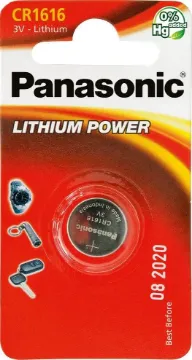 Prikaži podrobnosti za PANASONIC LITHIUM CR-1616L/1BP Slika PANASONIC LITHIUM CR-1616L/1BP