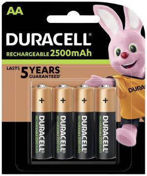 Prikaži podrobnosti za DURACELL STAY CHARGED HR6 2500mAh AA 4/1 BLISTER Slika DURACELL STAY CHARGED HR6 2500mAh AA 4/1 BLISTER