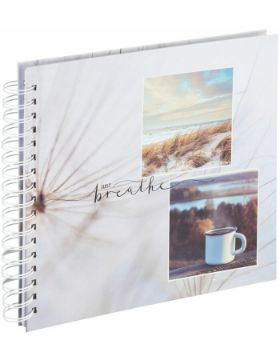 Prikaži podrobnosti za FOTO ALBUM HAMA RELAX SPIRAL ALBUM, 28 X 24 CM, 50 BELIH STRANI, BREATHE Slika FOTO ALBUM HAMA RELAX SPIRAL ALBUM, 28 X 24 CM, 50 BELIH STRANI, BREATHE