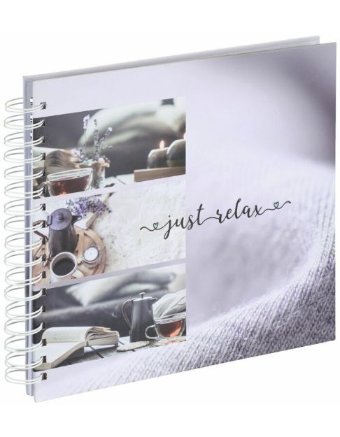 Slika FOTO ALBUM HAMA RELAX SPIRAL ALBUM, 28 X 24 CM, 50 BELIH STRANI, JUST RELAX