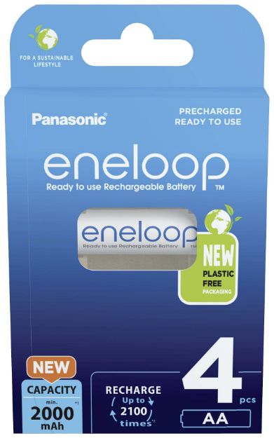 Slika PANASONIC ENELOOP AA 2000mAh 4/1 BLISTER CL BK-3MCDE/4BE