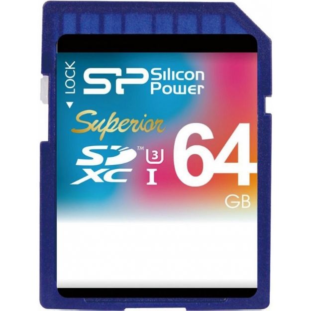 Slika SILICON POWER SD CARD 64GB UHS-1 (U3) SUPERIOR