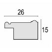 Slika FOTO OKVIR ZEP SPOLETO WHITE 10X15 CM DT246W