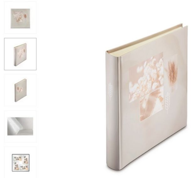 Slika FOTO ALBUM HAMA SINGO COTTON 30X30 CM 100 LISTOV BELIH