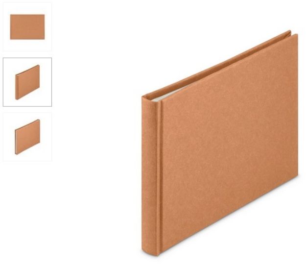 Slika FOTO ALBUM HAMA WRINKLED BROWN 24X17 CM 36 STRANI BELIH