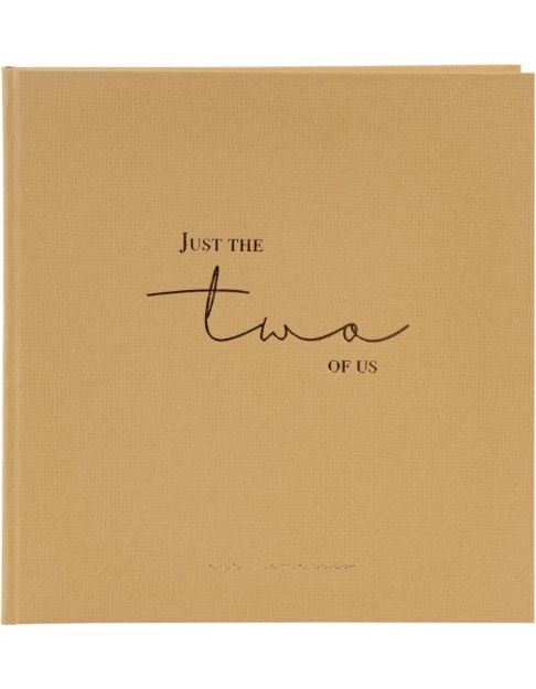 Slika FOTO ALBUM GOLDBUCH JUST THE TWO OF US BROWN 30X31 CM 60 STRANI BELIH